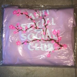 Anti Social Social Club | Shirts | Anti Social Social Club Pink Cherry  Blossom Hoodie | Poshmark